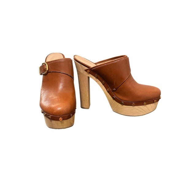 Veronica Beard Women's Alek Slip On Studded High Heel Clogs 9 - Picture 1 of 10